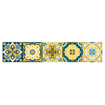 

Retro Tiles Wall Stickers Self-adhesive Decal for Bathroom Kitchen Decor