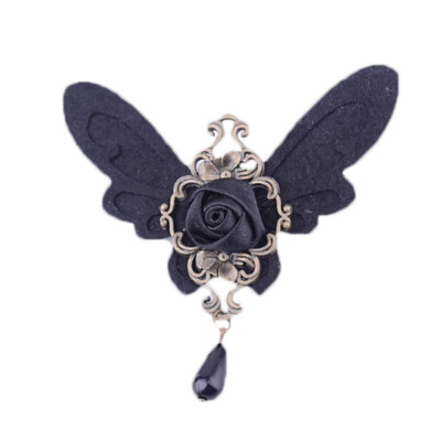 

Handmade Pearl Corsage Pins High-grade Cute Female Antique Cloth Butterfly Brooch Buckle