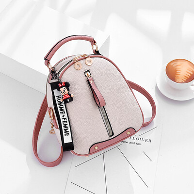 

Summer young womens bag spring style fashion foreign air double shoulder backbag single shoulder oblique satchel bag