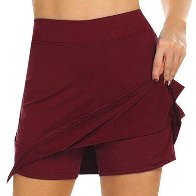 

Roseonmyhand Womens Active Skorts Performance Skirt Running Tennis Golf Workout Sports