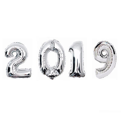 

4pcs 40inch 2019 Number Aluminum Foil Balloons Happy New Year Party Decor