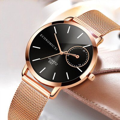 

RM Womens Ladies Watch Stainless Steel Rose Gold Watches Quartz Wrist Watch