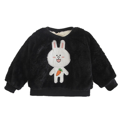 

Babys Cotton Cartoon Round Neck Sweater Cold Winter Keep Warm Print O-Neck Sweater