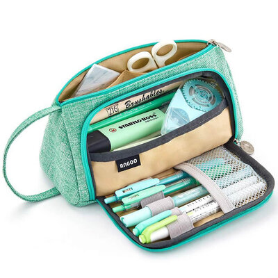 

Large Capacity Pencil Case School Pouch Pens Holder 3 Tray For Girl Boy Teenager
