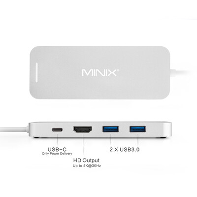

MINIX NEO 240GB SSD Storage USB C Hub Multi-Port USB 30 Type C HD Port for Apple MacBook MacBook Air MacBook Pro