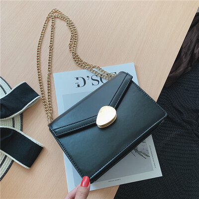 

French small bag female slung wild 2019 new Korean version of the shoulder chain fashion texture foreign small square bag