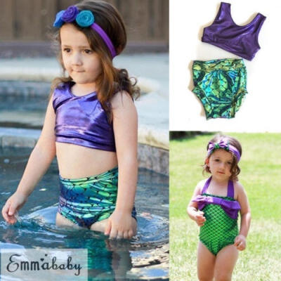 

Toddler Kid Baby Girls BIkini Swimwear Swimsuit Bathing Suit Beachwear Summer