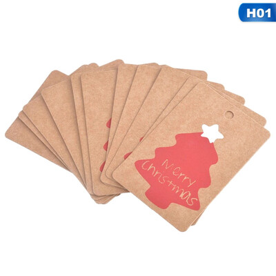 

New Crafts 50pcslot 755 Cm Kraft Paper Label Price Tags Wedding Christmas Party Gift Card Packaging Labels Gift Decoration