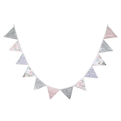 

12 Flags 32m Double-side Printed Bunting Pennant Cotton Fabric Flag Banner