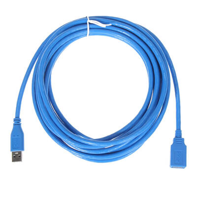 

USB30 A Male Plug to Female Socket 16FT5m Super Fast Extension Cable Cord