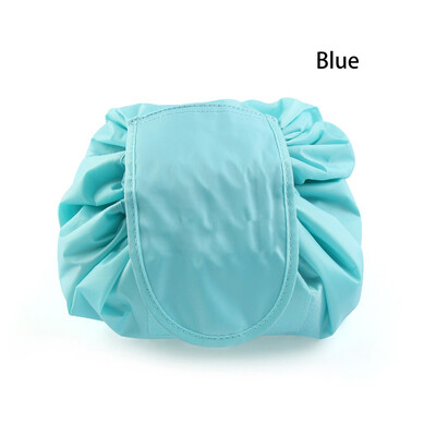 

2018 Women Fashion Travel Waterproof Lazy Makeup Bag Organizer Drawstring Cosmetic Bag Toiletry Case Wash Foldable Makeup Pouch