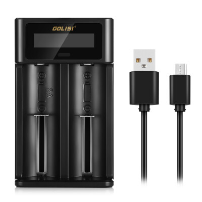 

GOLISI i2 Smart Battery Charger Screen Rechargeable Lithium-ion NiMH NiCd