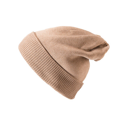 

Tailored Men Women Warm Winter Plus Thickened Design Solid Ear Protector Slouchy Hat