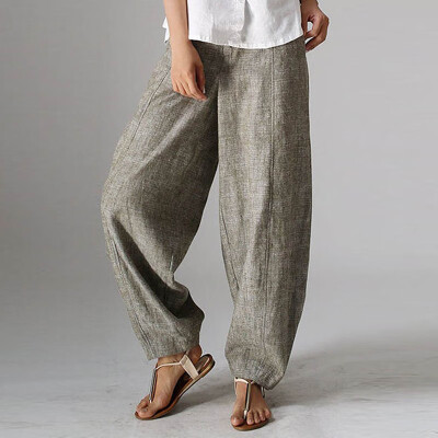 

Ladies Beach Boho Harem Trousers Summer Casual Plain Bottoms Baggy Beach Pants
