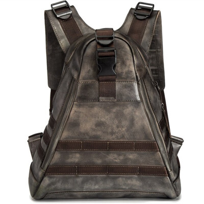 

Woman Large Travel Backpack Teenagers School Book Bags Cowhide Genuine Leather Male Leisure Bag Men Camouflage Laptop Backpacks