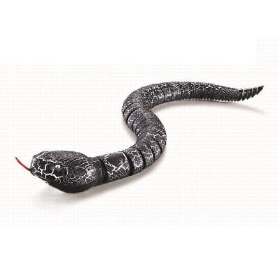 

Remote Control Snake Rattlesnake Animal Trick Terrifying Mischief Toy Black