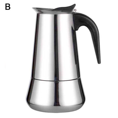 

100200300450ml Stainless Steel Filter Espresso Coffee Maker Pot Percolator