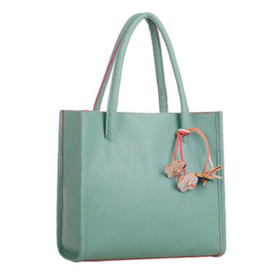 

Fashion Girls Handbags Trendy Leather Shoulder Bag Candy Color Flowers Totes