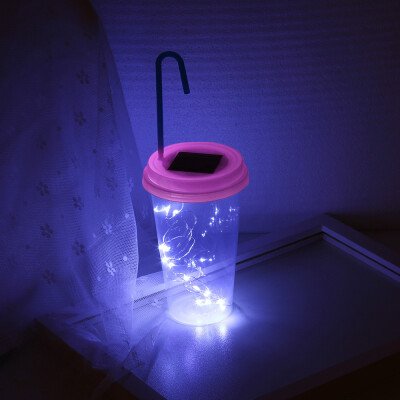 

Gobestart Solar Powered 15 LED String Light Fairy Lid Bottle Cap Lamps Decor