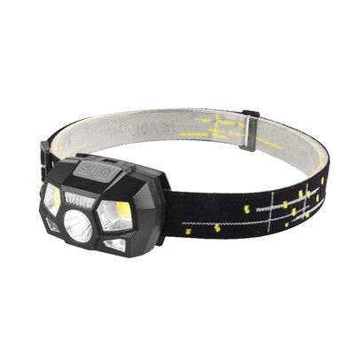 

1300 Lumens Headlight USB LED Rechargeable Waterproof Head Torch Head Lamp Fishing Hunting Camping Headlamp