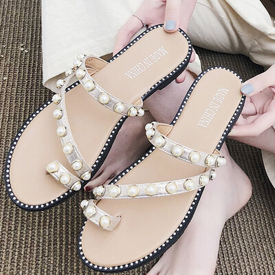 

Rose Sandals Casual Shoes Summer Set Toe Flat With Sandals And Slippers Womens Shoes