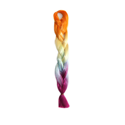 

〖Follure〗Individual Braid Wigs Big Braids Color Gradient Small Black Dirty Pigtail
