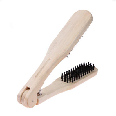 

Wooden Straightener Hair Comb Anti-Static Hairdressing Styling Tools