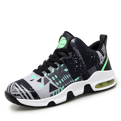 

Mesh breathable basketball shoes mens shoes men&women air cushion sports shoes shock absorption