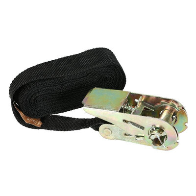 

5M Car Tie Down Strap Strong ratchet Belt Luggage Bag Cargo Lashing Metal Buckle