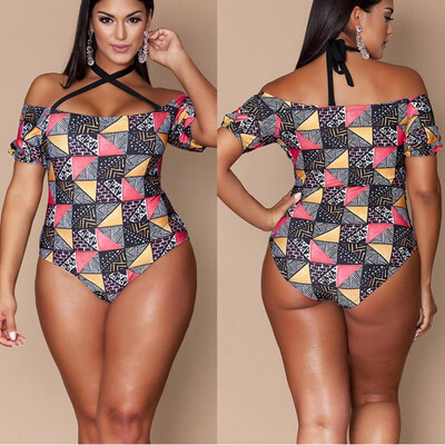 

Roseonmyhand Women Plus Size One Piece Bandage Push up Monokini Bikini Swimwear Swimsuit