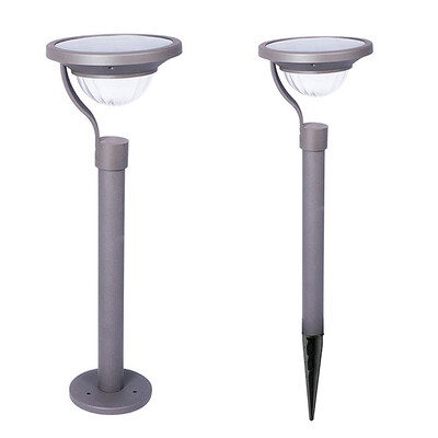 

2PCS Warm White Stainless Steel Solar Lawn Light for Garden Landscape Lighting Pathway Stairway