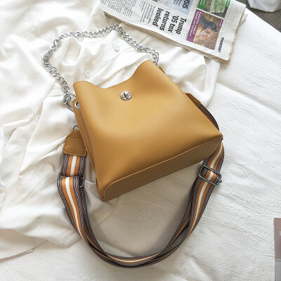 

Advanced sense bag Western style handbag 2019 new wave Korean fashion broadband shoulder bag wild diagonal package