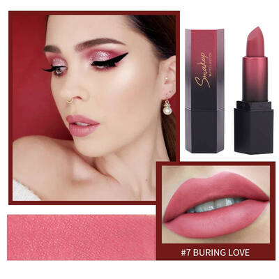 

s Waterproof Matte Velvet Glossy Lip Gloss Lipstick Lip Balm Sexy Red Lip Tint 10 Colors Women Fashion Makeup Gift
