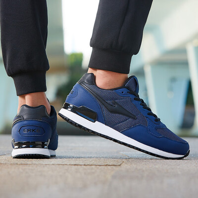 

Hongxing Erke sneakers casual shoes Agan shoes shoes mens shoes breathable mesh casual running shoes 51183120070 ink blue 39