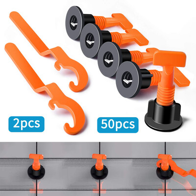 

〖Follure〗Flat Ceramic Floor Wall Construction Tools Reusable Tile Leveling System Kit