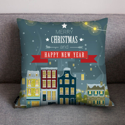 

Tailored Print Pillow Case Polyester Sofa Car Cushion Cover Home Decor