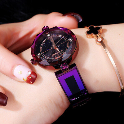 

Starry Sky Watch Ms Magnetic Waterproof Net with Womens Watch Student Non-Mechanical Quartz Watch