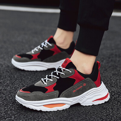 

2019 new summer mens shoes Korean basketball shoes old running shoes sports shoes mens casual shoes color matching shoes