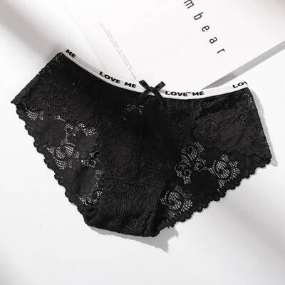 

Sexy Lace Panties Women Fashion Cozy Lingerie Tempting Pretty High Quality Cotton Low Waist Cute Women Underwear T2