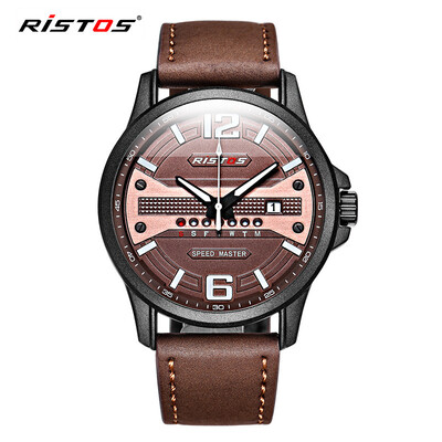 

9322 outdoor sports large dial mens watch waterproof luminous mens watch double calendar quartz watch