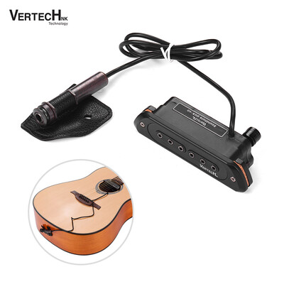 

VERTECHnk VS-8M Active Guitar Soundhole Pickup Transducer Humbucker Microphone Dual Pick-up System with 635mm Endpin Jack Volum