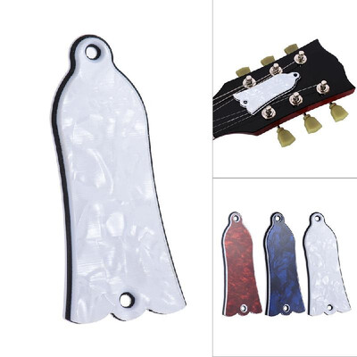 

2 Holes Bell-shaped Truss Rod Cover Plate Scroll Plate for Gibson LP SG Flying V ES Guitar 3 Colors for Option