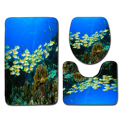 

〖Follure〗3pcs Non-Slip Bath Mat Bathroom Kitchen Carpet Doormats Decor