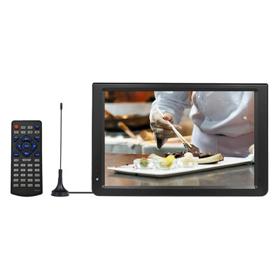 

D12 116 Inches Portable Multimedia Player DVB-T2 TV Tuner Receiver DTV ATV FM Radio PVR Built-in Speakers HD VGA Input AV IN OUT