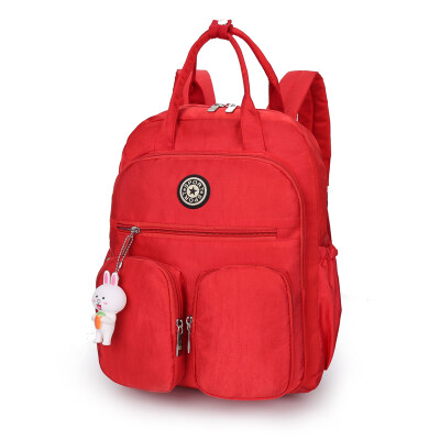 

Multi-pocket doughnut double shoulder bag female student schoolbag computer backpack travel bag large capacity casual canvas