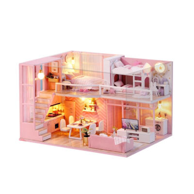 

DIY Doll House Dream Angel Wooden Miniature Dollhouse Furniture Kit Toys