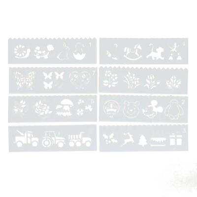 

8pcsset DIY Photo Album Scrapbooking Template Drawing Ruler Painting Tools