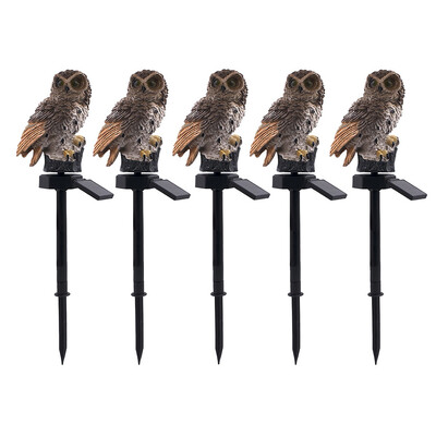 

〖Follure〗LED Garden Lights Solar Night Lights Owl Shape Solar-Powered Lawn Lamp