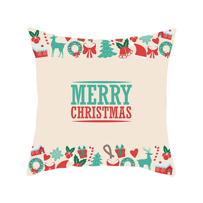 

〖Follure〗Merry Christmas Pillow Cases Nordic Sofa Cushion Cover Home Decoration