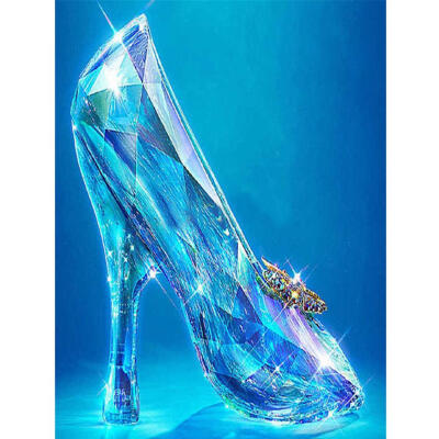 

5D DIY Full Drill Diamond Painting Crystal Shoes Cross Stitch Embroidery